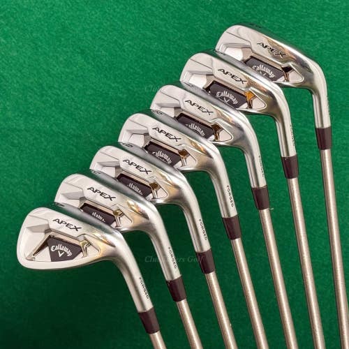 Callaway Apex 21 Forged 5-AW Iron Set AeroTech SteelFiber i70 Regular