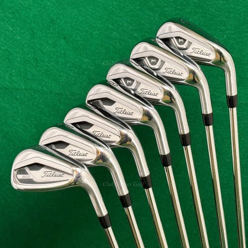 Titleist T300 2021 5-W1 Iron Set True Temper AMT Red S300 Steel Stiff