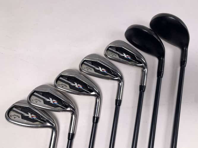 Callaway XR Hybrid Iron Set 4-PW Project X San Diego 4.5 55g Senior RH