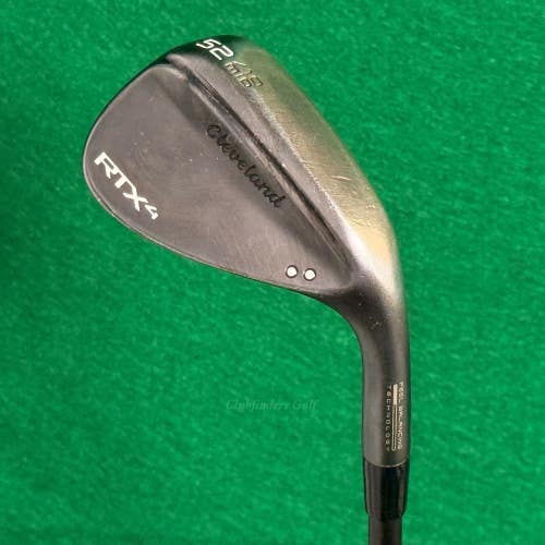 Cleveland RTX-4 Black Mid 52-10 52 Gap Wedge Baddazz Gold 110-S Graphite Stiff