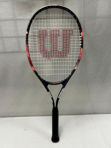 Used Wilson FUSION XL Adult Tennis Racquet Black 4 3/8" 11490-S000268195