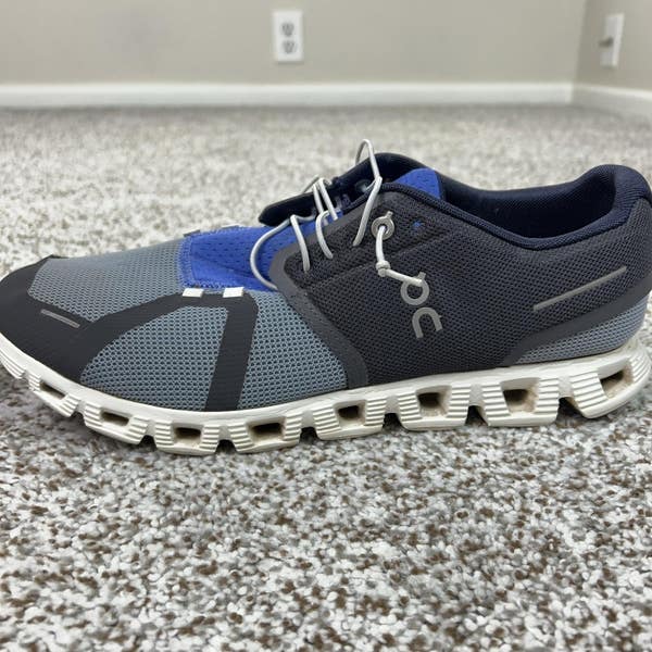 On Cloud 5 Shoes Mens Size 11.5 Gray Blue Running Sneakers  display picture 1