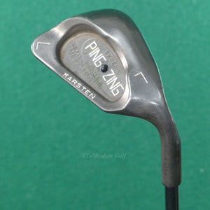 Ping Zing Stainless Black Dot LW Lob Wedge Karsten KT-M Steel Stiff