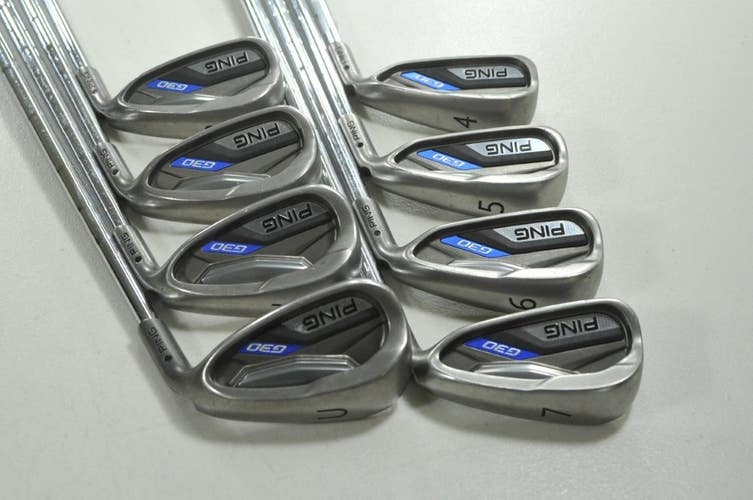 Ping G30 4-W,UW Iron Set X-Stiff Flex Black Dot RH CFS Distance Steel # 210322