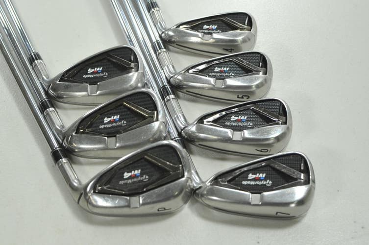 TaylorMade M4 4-PW Iron Set Regular Flex Right KBS MAX 85g Steel # 210716