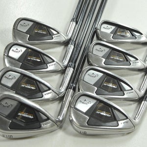 LEFT HAND Callaway Rogue ST MAX 6-PW,AW,GW,SW Iron Set Regular Graphite # 210708