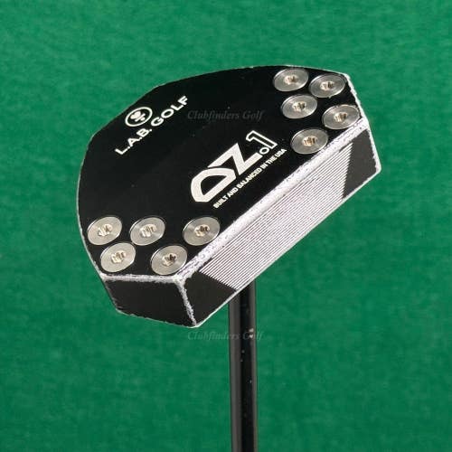 LAB Golf 2025 OZ.1 35" Center-Shaft Mallet Putter Matte Black Stepped Steel