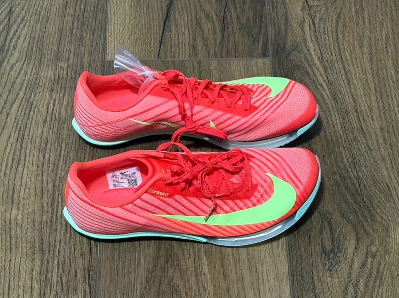 Nike Air Zoom Maxfly 2 Orange Green Track Spikes FD8395-600 Men's Size 7.5