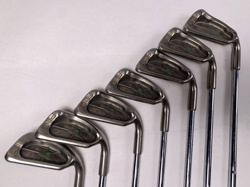 Ping ISI Iron Set 4-PW Green Dot 2* Up Cushin Z-Z65 Stiff Steel Mens RH