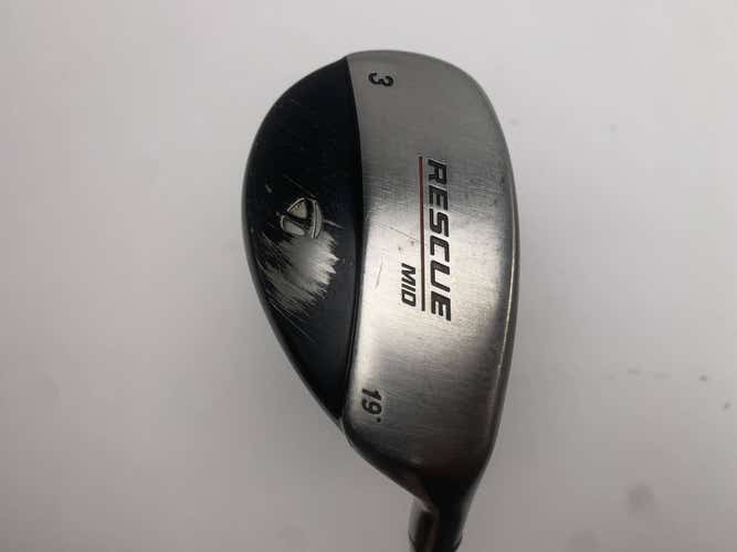 TaylorMade Rescue Mid 3 Hybrid 19* Stiff Graphite Mens RH