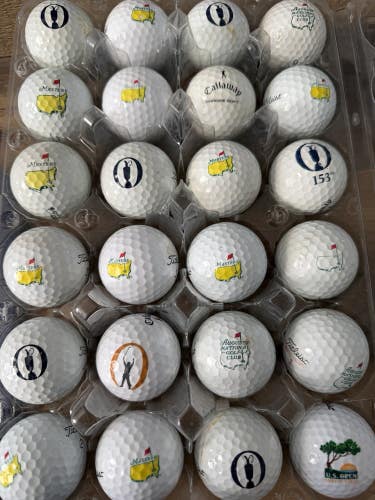 24 Masters LOGO, US & British Open, Phil Mickelson Jumpman GOLF BALLS Augusta