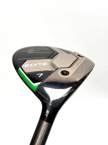 Callaway Elyte 7 Wood 21 Aretera EC1 Blue 75g Stiff Flex Fairway Wood