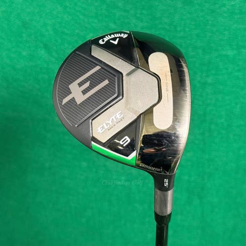 Callaway ELYTE Max Fast 25 Fairway 9 Wood Tensei AV Series 75-S Stiff w/HC