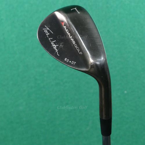 Adams Tom Watson Black 60-07 60 LW Lob Wedge Stepped Steel Stiff