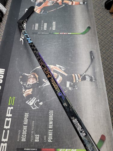 Repaired | P90M | 80 Flex Senior CCM Ribcor Trigger 9 Pro Left Hand Hockey Stick Pro Stock (Used)