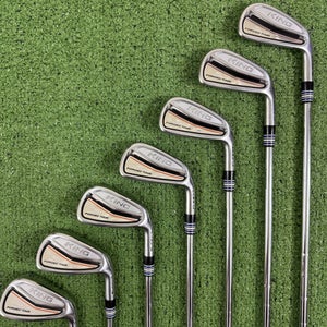 Cobra King Forged Tour Iron Set 4-PW Steel Shafts Stiff Flex Upgraded Ferrules