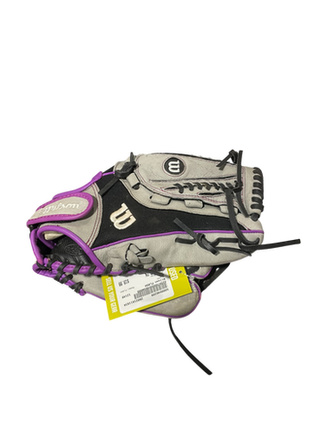 Used Wilson FLASH BB/SB Glove RH Throw Grey 12" 11834-S000046209
