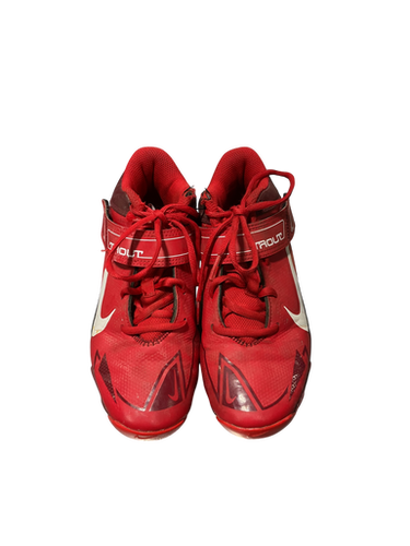 Used Nike TROUT BB/SB Cleats Red Junior 04 11834-S000046196