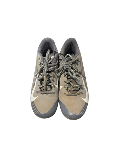 Used Nike VAPOR BB/SB Cleats Grey Junior 02.5 11834-S000046180