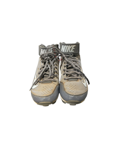 Used Nike BASEBALL CLEAT BB/SB Cleats Grey Junior 04 11834-S000046175