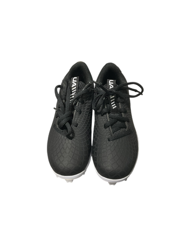 Used Under Armour BASEBALL CLEAT BB/SB Cleats Black Youth 12.0 11834-S000046174