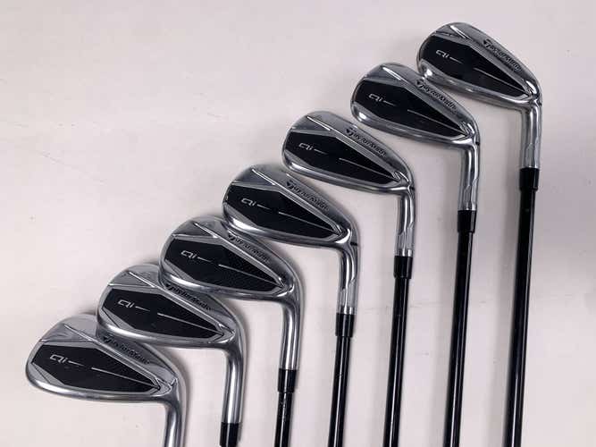 TaylorMade Qi Iron Set 5-PW+GW Fujikura Regular Steel Mens RH