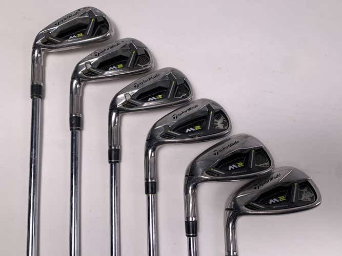 TaylorMade M2 2019 Iron Set 5-PW REAX 88g Regular Steel Mens LH Oversize Grips