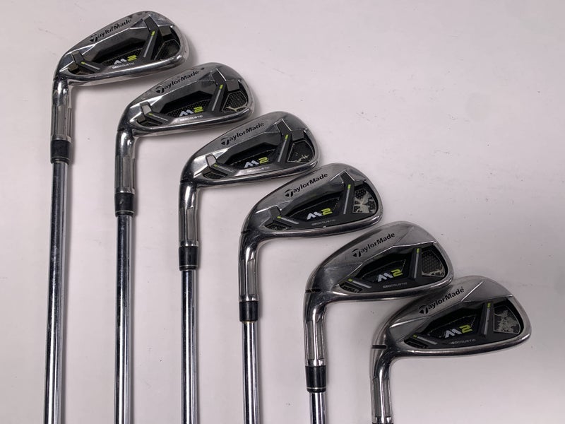 TaylorMade M2 2019 Iron Set 5-PW REAX 88g Regular Steel Mens LH Oversize Grips