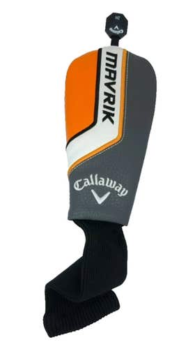Callaway Mavrik 22 Hybrid Headcover (Grey/White/Orange) NEW