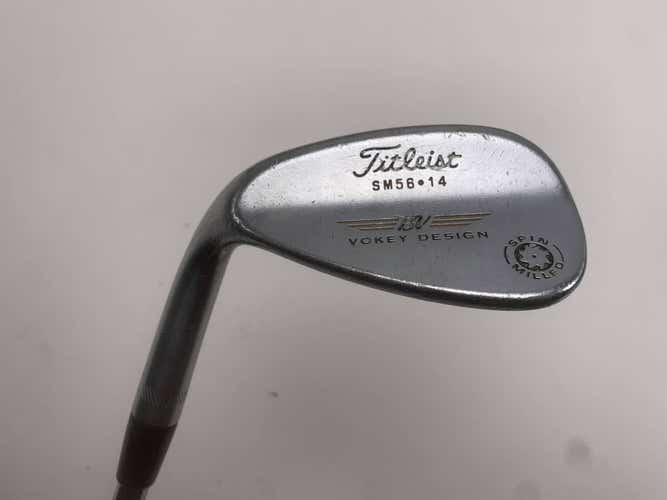 Titleist Vokey Spin Milled Sand Wedge SW 56* 14 Dynamic Gold LH