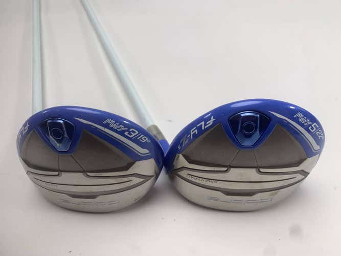 Cobra Fly-Z S 3 & 5 Fairway Wood Set 19* 22* Fly-Z s 50g Ladies RH