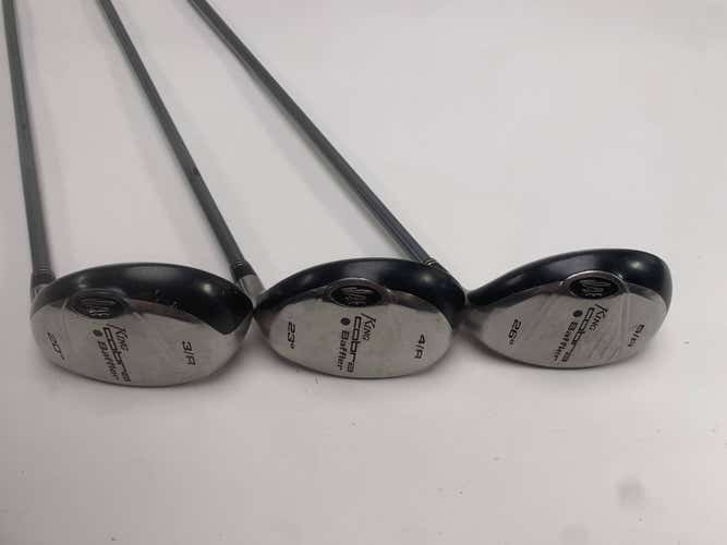 Cobra Baffler 2005 Hybrid Set 3 4 5 | 20* 23* 26* Aldila NV HL 65g Regular RH