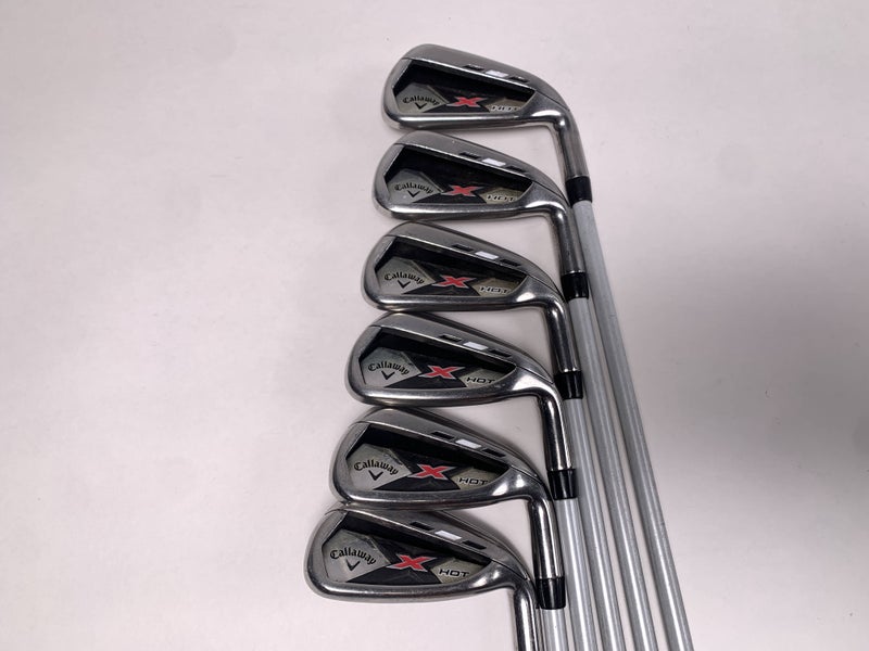 Callaway X Hot 2013 Iron Set 5-PW 75g Regular Graphite Mens RH