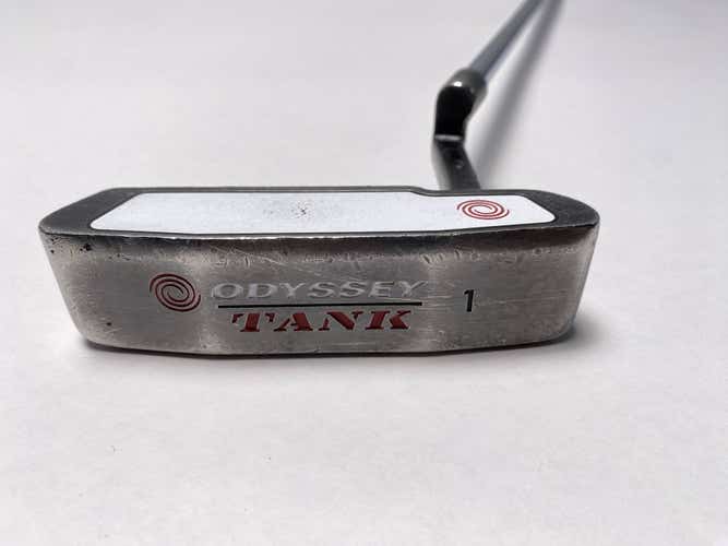 Odyssey Tank 1 Putter 38.5" Mens RH - NEw Grip
