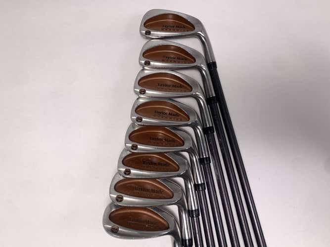 TaylorMade Burner Oversize Iron Set 4-PW+SW Bubble R-80 Plus Regular Graphite RH