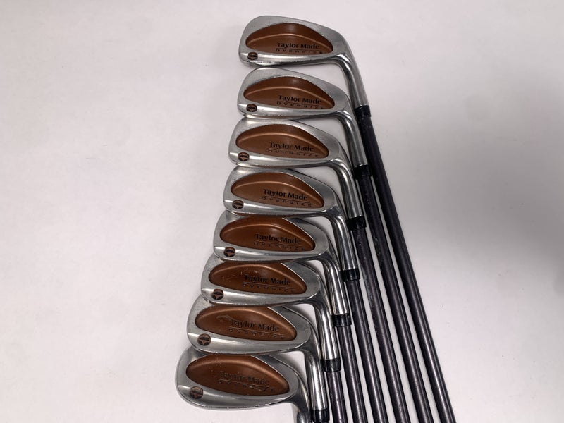 TaylorMade Burner Oversize Iron Set 4-PW+SW Bubble R-80 Plus Regular Graphite RH