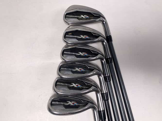 Callaway XR Iron Set 7-PW+AW+SW Different Ladies Graphite Womens RH