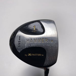 X Factor Hammer Driver 10* XFactor Regular Graphite Mens RH