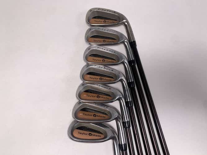 TaylorMade Firesole Iron Set 3-PW+SW Bubble Regular Graphite RH NO 4 or 9 IRONS