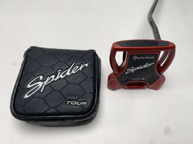 TaylorMade Spider Tour Red Double Bend Putter 34.5" SuperStroke Pistol 1.0 RH