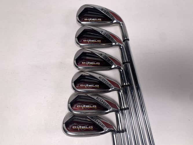 Callaway Diablo Edge Iron Set 5-PW+AW Uniflex Steel Mens RH NO 8 IRON
