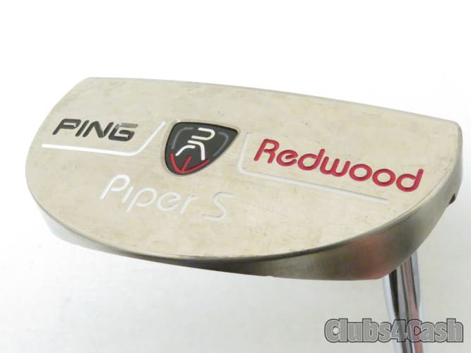 PING Redwood Piper S Putter Black Dot Double Bend 34" NO Cover ... CLASSIC