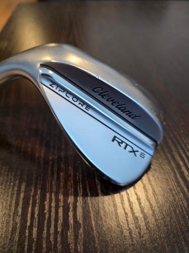 LEFT HAND CLEVELAND RTX6 ZIPCORE GOLF SAND WEDGE 56-10 STEEL DG SPINNER WEDGE