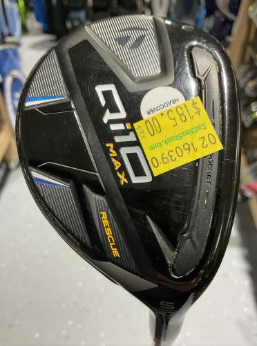 TaylorMade Qi10 MAX 27 #5 Hybrid 39.5" FUJIKURA SPEEDER NX 50-R Regular Flex