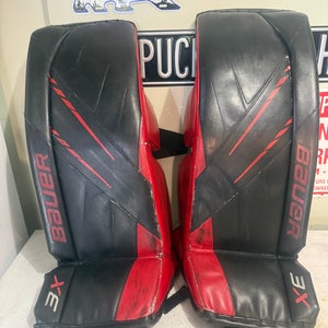 Small Bauer Vapor 3X Goalie Leg Pads (Used)
