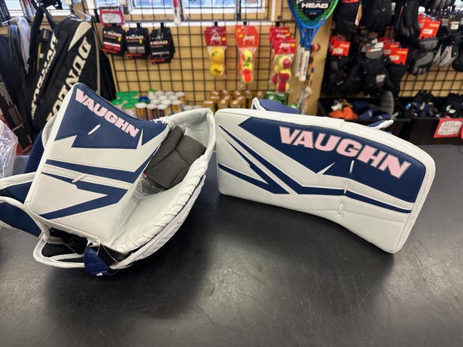 Vaughn Custom SLR 4 Junior Glove and Blocker (brand new with tags)