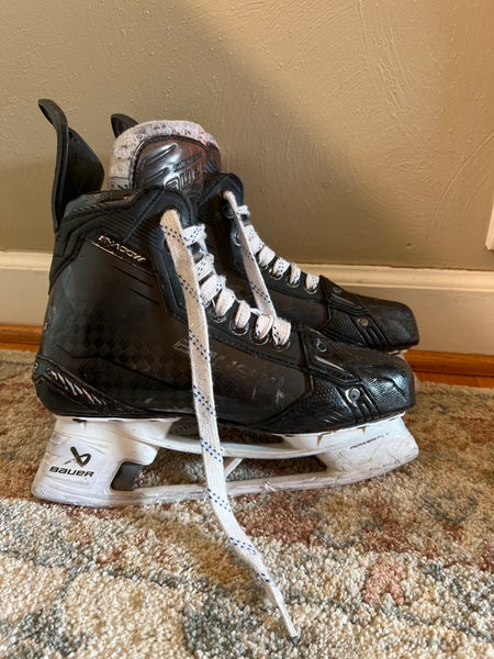 Black 2024 Bauer Supreme Shadow Hockey Skates Pro Stock 7 (Used)