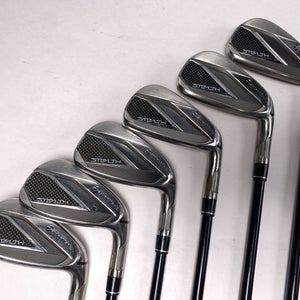 TaylorMade Stealth Iron Set 5-PW Fujikura Ventus Red 5A Senior Graphite Mens RH