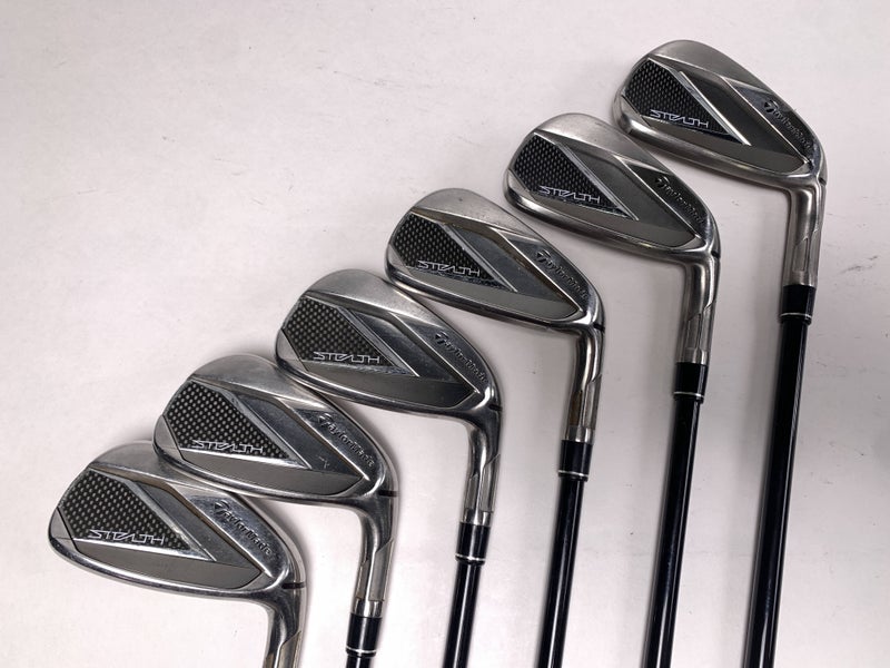 TaylorMade Stealth Iron Set 5-PW Fujikura Ventus Red 5A Senior Graphite Mens RH