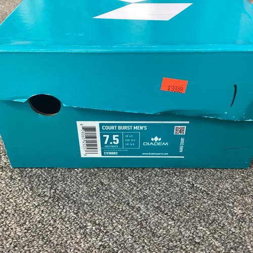 Mens Navy/White Diadem Court Burst Tennis Shoes Size 7.5